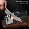 1Pc Knife Sharpener With Curved Handle 4 In 1 Professional Knife Accessories For Chefs Kitchen Blade & Scissors Sharpening Tool