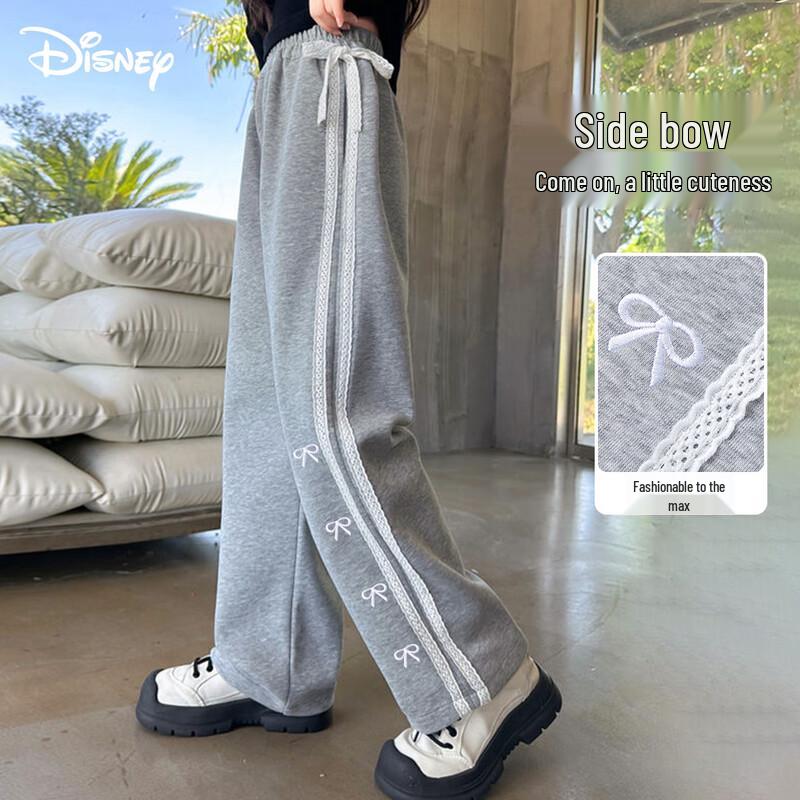 Disney Girls' Casual Wide-Leg Pants
