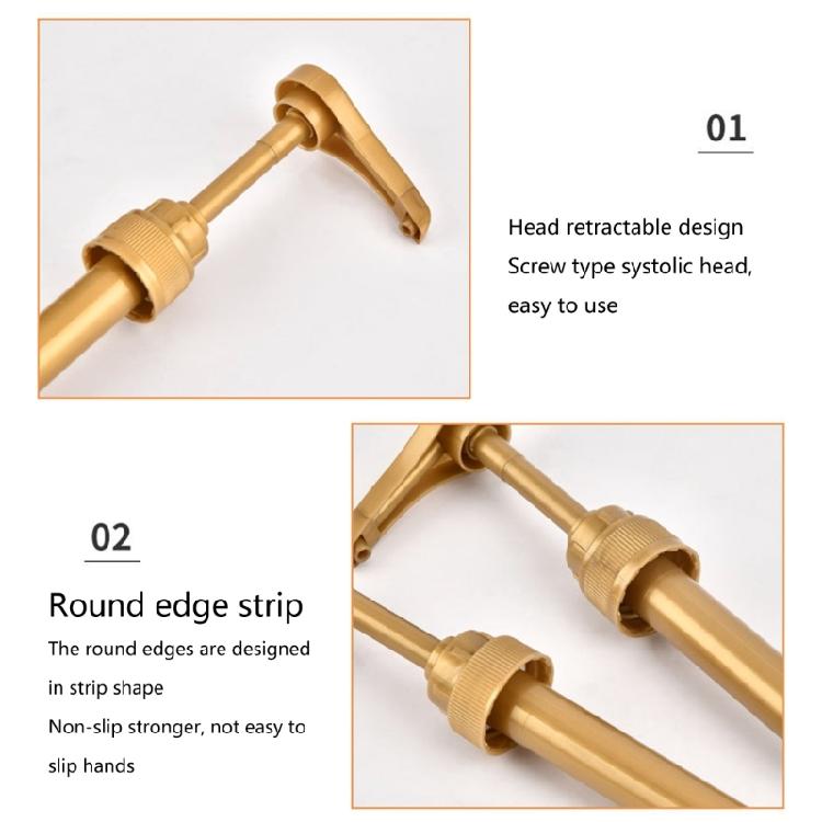 4pcs Pump Dispenser Syrup Bottle Nozzle Pump Durable Kitchen Push-type Pressure