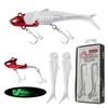 Glow In The Dark Soft Fishing Lures Soft Material Jigging Baits Swimbait Lures  Sea Fishing