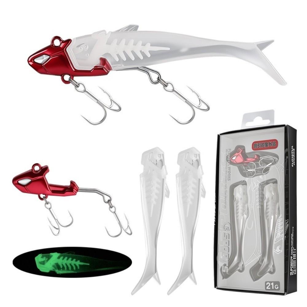 Glow In The Dark Soft Fishing Lures Soft Material Jigging Baits Swimbait Lures Sea Fishing