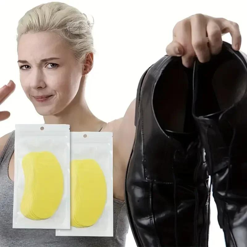 12/120pcs Shoes Deodorant Sticker Deodorant Foot Odor Deodorants Sneaker Smell Fresh Fruity Aroma Insole Sterilization Sticker