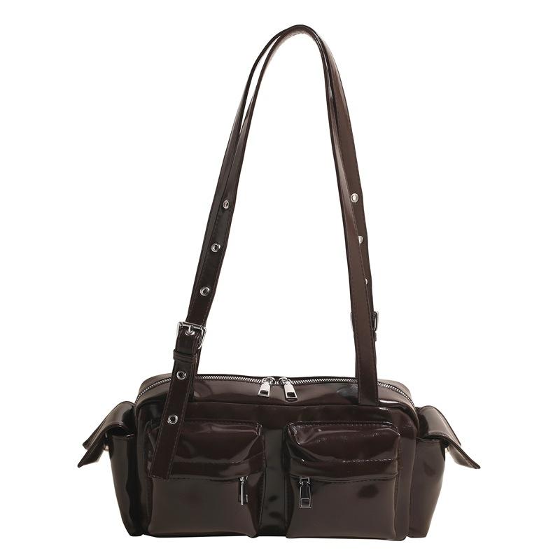 Bag women's large-capacity new spring and summer fashion high-end single shoulder underarm bag commuter baguette bag