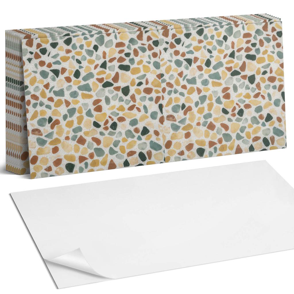 Kafelki Dekoracyjne Z Grafiką Przyklejane Klejkowy Wzór Mozaiki 10X40X20 Cm
