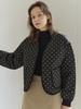 Avant-G Skeleton Padding Crop Jacket - Black