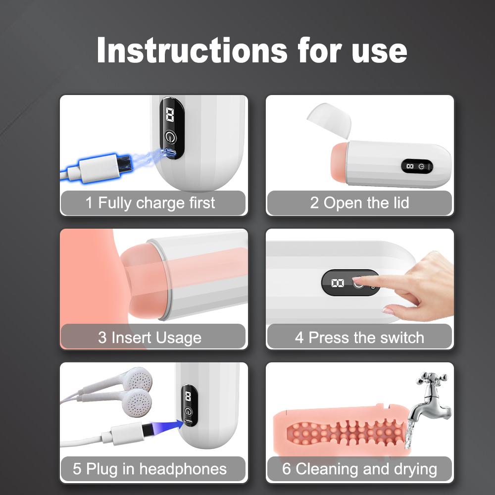 Automatic Sucking Male Masturbator Cup Vibration Blowjob Machine Glans Stimulator Pussy Penis Pump Toys For Man Adults