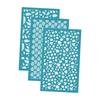 3Pcs Clay Tool Silk Screen Stencils Silk Screen for Clay for Jewelry Making Home Earrings Decoration DIY