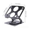 Carbon Steel Laptop Holder 360°Rotation Ventilated Design For Enhances Cooling Adjustable Height From 50mm To 290mm