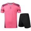 Unisex Badminton Sport Set Short Sleeve Top Shorts Men Women Kids Athletic Wear