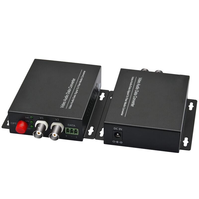 SHOCHAN QS-GS13P 2-Channel HD Video Fiber Optic Transceiver
