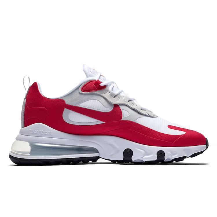New Nike Air Max 270 React White University Red CW2625-100