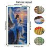 Sunset Sea Angel Girl Bird Large Size Diamond Painting New Collection Scenery Diy Full Drill Rhinestone Embroidery Mosaic Cross Stitch Kits