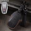Leather Car Key Cover Case Shell For Geely Coolray X6 Atlas Monjaro Tugella Geometry C Emgrand Global Kulrey Hawk Gx7 Okavango