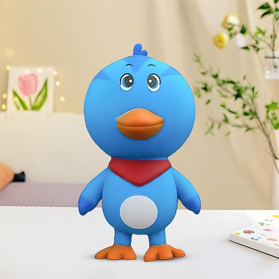 Cartoon Chick Squeeze Toy Anxiety Toy Soft Stretchy Relieving Chicken Sensory Stress Ball Focus Aid Relaxation