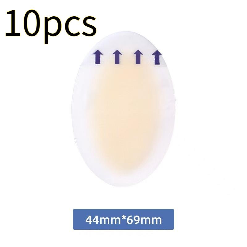 10pcs  difform Transparent Gel Anti-Blister Pads, Heel & Forefoot Cushions, Blister Prevention Tape, Foot Care Pain Relief