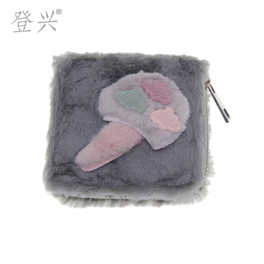 

Новый плюшевый патч, короткий кошелек на молнии, детская сумка, сумка для карт, клатч.