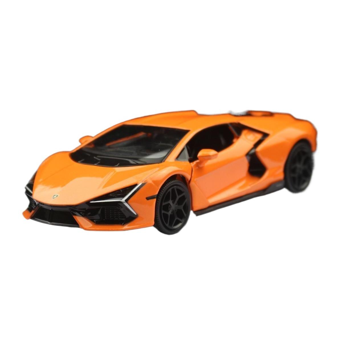 

Модель суперспортивного игрушечного автомобиля Lamborghini Revuelto 1/32 RMZ CiTY 1:32 литых под давлением миниатюрных транспортных средств, коллекция подарков для детей, мальчиков оранжевый