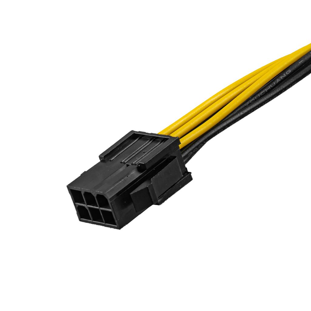 Kabel PCI-E 6 pin / PCI-E 8 pin Akyga AK-CA-07 zasilanie kart graficznych 20cm