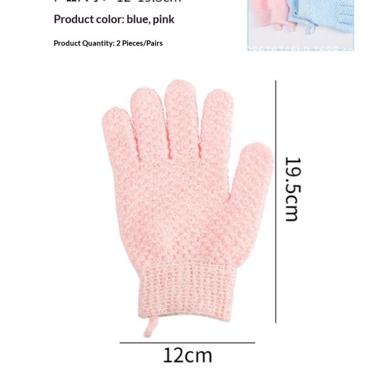 Exfoliating Bath Gloves Soft Massage Shower Gloves For Deep Cleansing & Dead Skin Removal