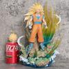 Dragon Ball, Infinite First Super, Super Three Sun Wukong Figure Animation Scene Statue Model Ornament Glowing Gift