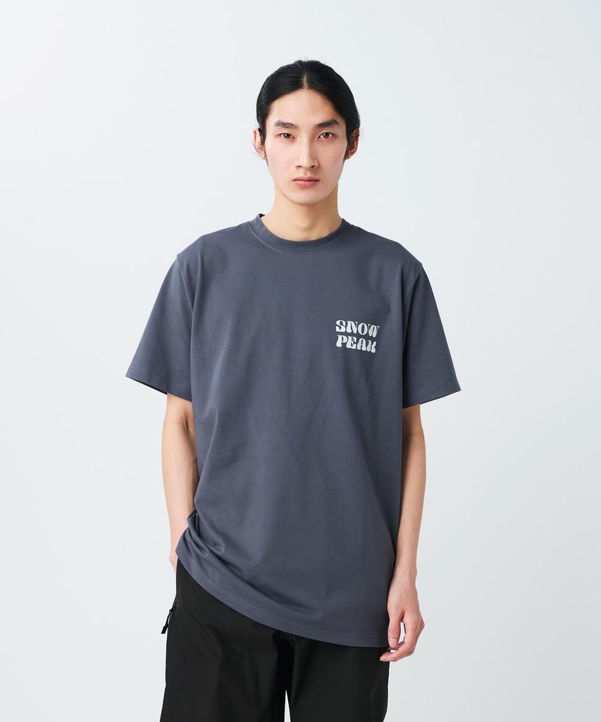 Camping Graphic Short Size M [Snow Peak] T-Shirt TS-26SU005 T-shirt, Sleeve, Men's/Women's, Olive,