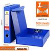 Archivační box A4 z PVC se sponou - Kartonový úložný box na dokumenty pro kancelář a papírnictví