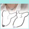Collana Hip Hop alla Moda in Acciaio di Titanio per Uomini e Donne con Versatile Ciondolo Poker