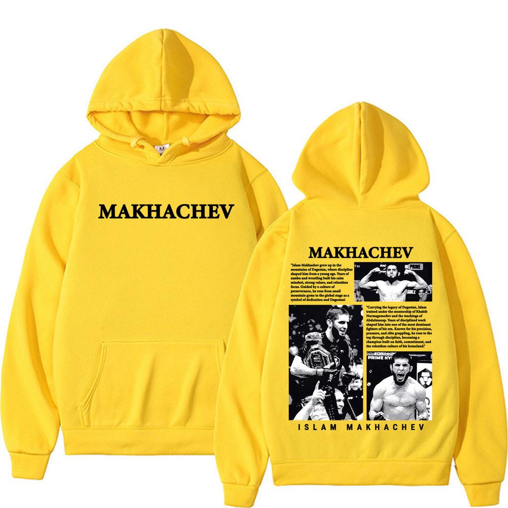 Limited Islam Makhachev Classic Merch Hoodies Men Women Fashion Violence Aesthetic Sweatshirt  Long Sleeve Pullover