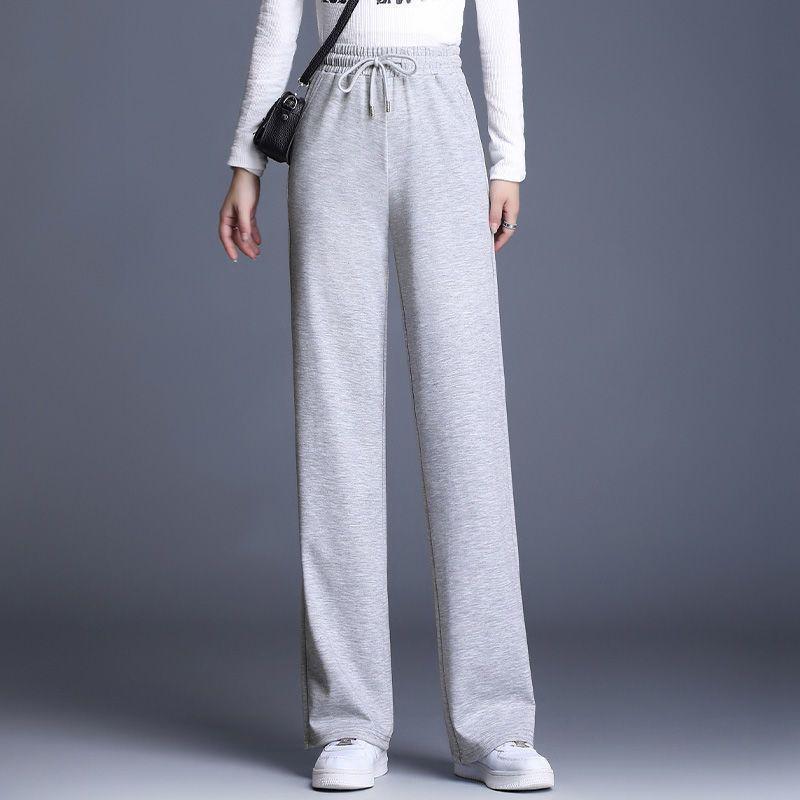 Női gyapjúbéléssel ellátott tiszta pamut melegítőnadrág: Ősz/Tél, Molett, Magas derék, Rugalmas, Laza szabású, Karcsúsító, Széles szárú, Egyenes szárú.