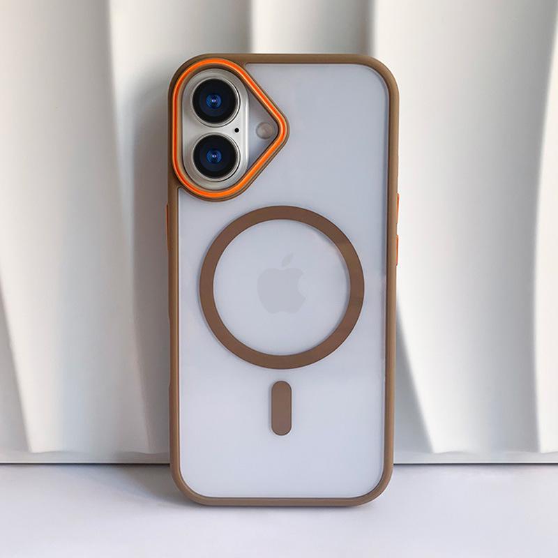 

Магнитный чехол-броня с кольцом для iPhone 14/15/16 Pro Max - Контрастный цвет, Полная защита, Противоударный дизайн S24 Plus/S25 Plus