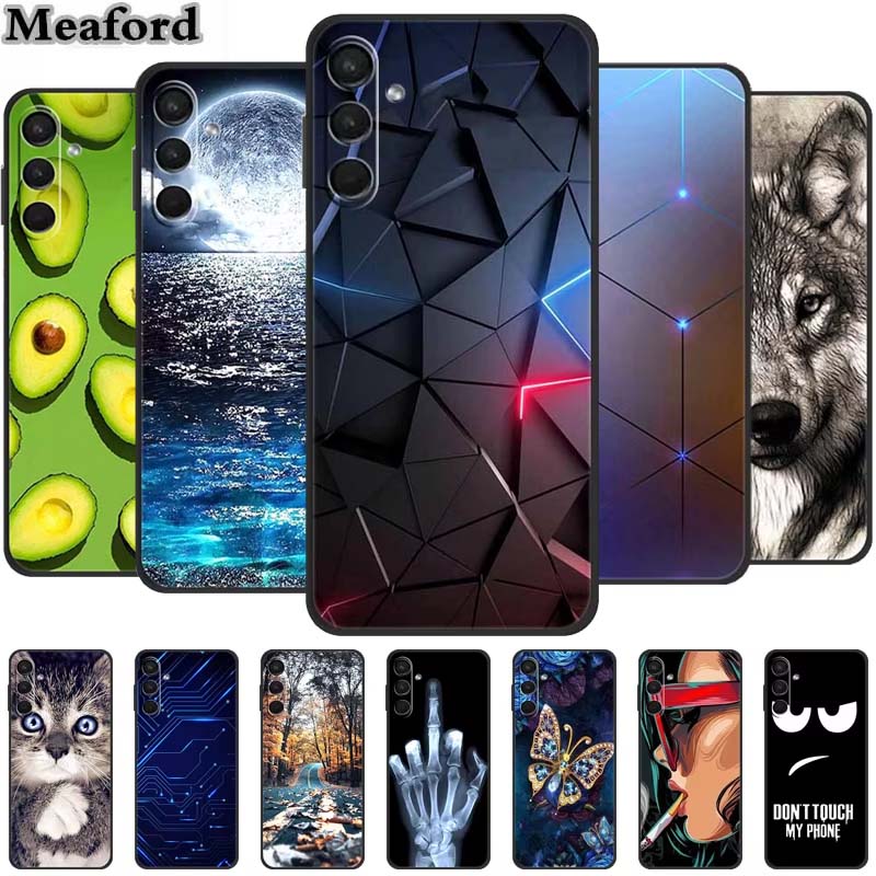 For Samsung Galaxy A25 5G Case Animals TPU Silicone Soft Back Cover Phone Cases for SamsungA25 6.5" Protective Wolf Cool Bumper
