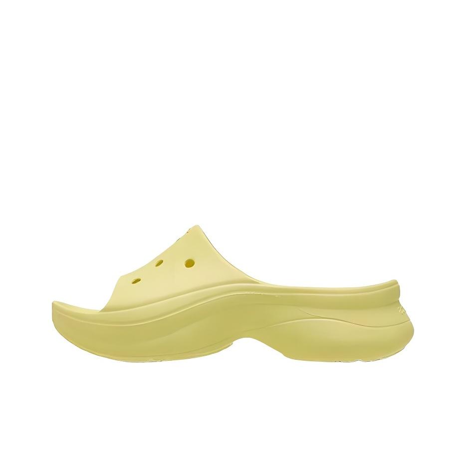 Crocs Casual Simple EVA Anti-Friction Slide Sandals Women Footwear Yellow 211108-78R