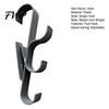 Non-invasive Pool Bracket Hooks Adjustable Swimming Hanger Drill-Free U-shaped Hook Installation Durable Multifunctional Storage for Poles Hardware