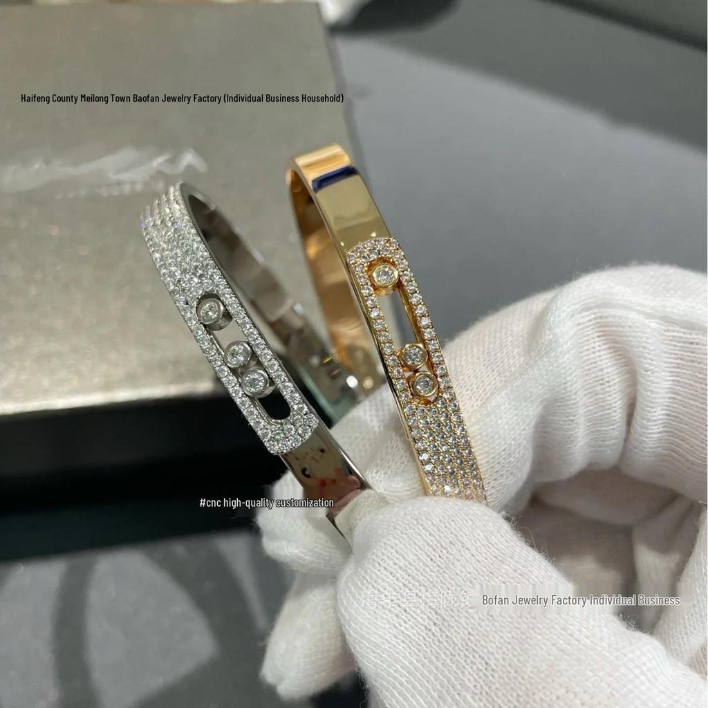 Europees & Amerikaans Luxe Diamant Ster Armband: Dames Gouden Emotioneel Koppel Armband