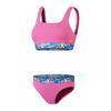 Womens/Ladies Wave Pattern Textured Bikini Set