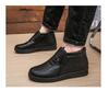 Men's Winter Non-Slip Slip-On Cotton Shoes for Middle-Aged & Elderly with Velvet Lining