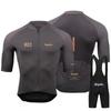 Herren Professionelles Radsporttrikot und Shorts Set Atmungsaktiv Elastisch Mountainbike Kleidung Performance Wear