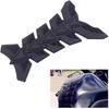 3D Protector Decal Sticker, Motorcycle Tank Protector, Motorcycle Gel Oil Gas Tank Pad Fish Bone Protector Decal Sticker Pad Decor Rubber(black)