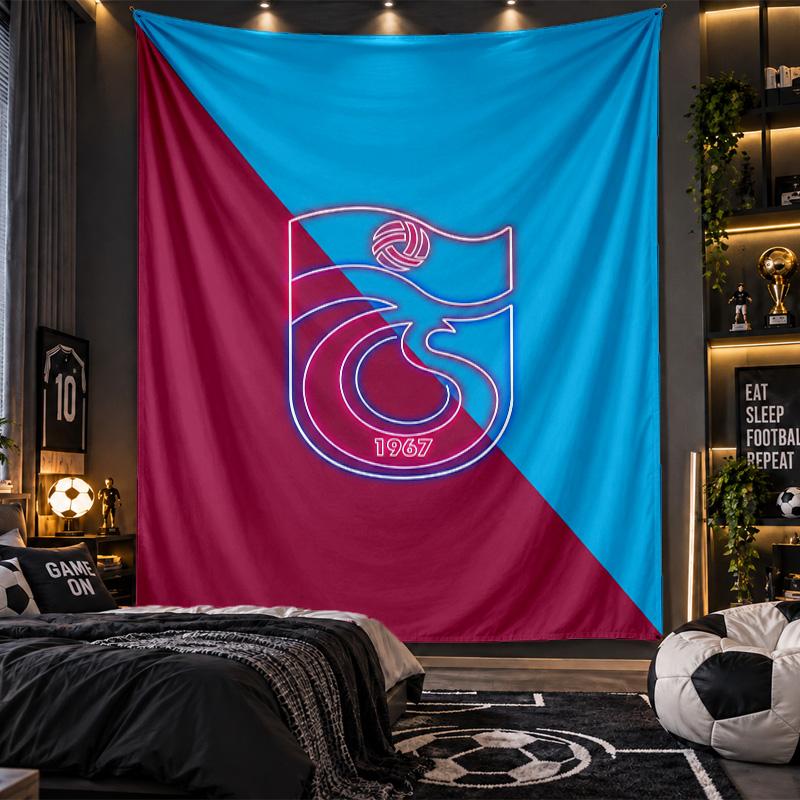 Tapiz para Colgar en la Pared Tela con Estampado del Trabzonspor FC para Sala de Estar Dormitorio Decoración del Hogar