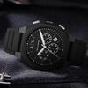 ARMANI EXCHANGEAE Wrist Watch Quartz Movement Silicone Strap 44mm Black Dial Men's Watches AX4161