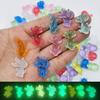 Luminous Cute Animal Mini Ornaments: Turtle, Bear, Rabbit - Handmade Glowing Accessories