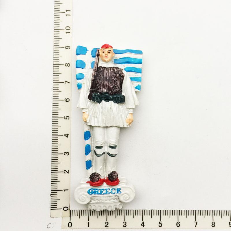 Italy Greece Magnet Refrigerator Fridge Magnet Sticker 3D Handmade Resin Travel Gift Souvenir Collection Decoration