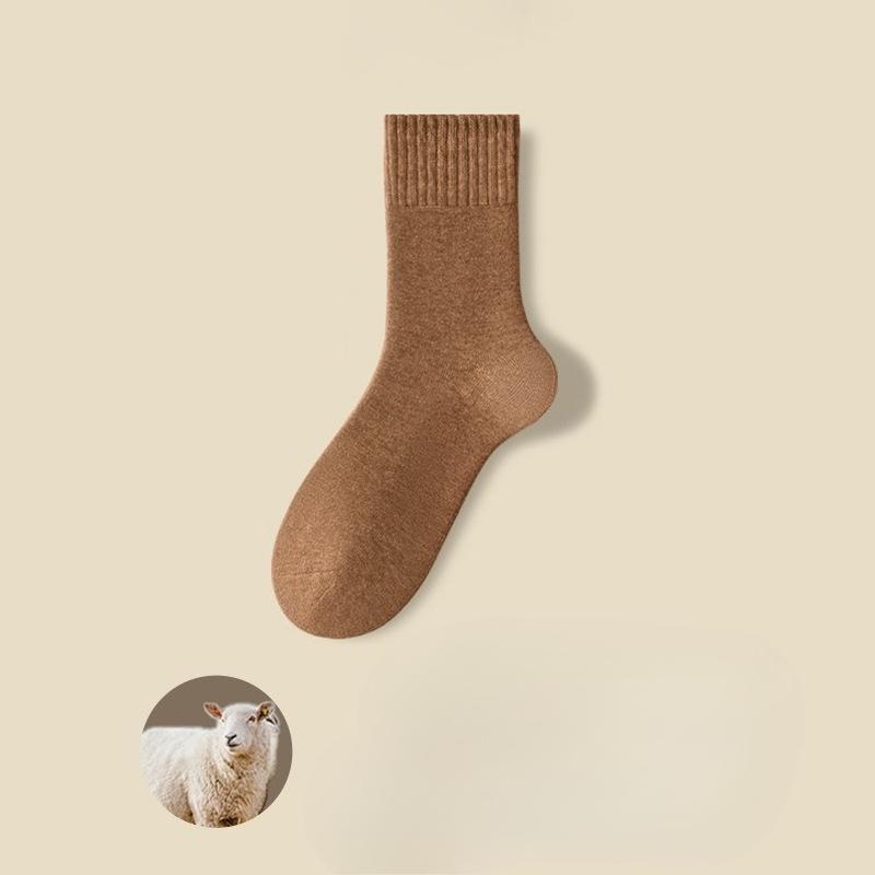 Woolen Socks for Men, Thickened and Warm Sleep Socks for Autumn and Winter, Heat-locking and Non-shedding Cashmere Socks, Thick Socks