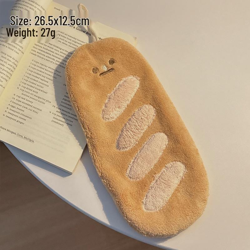 Cartoon Cute Lint-Free Absorbent Hanging Kitchen & Bathroom Hand Towel