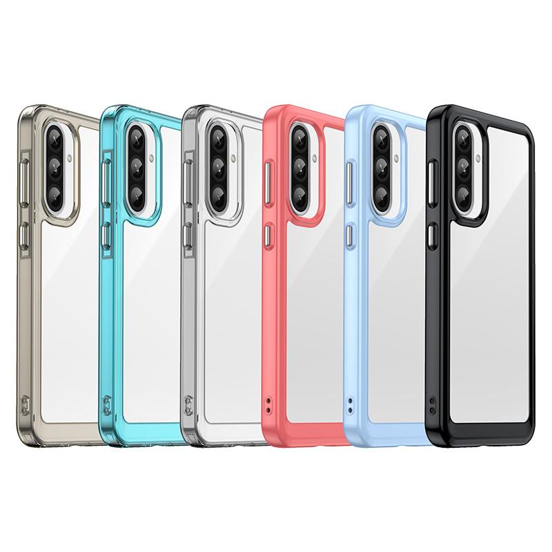 For Samsung A56 Case Cover Samsung Galaxy A56 Capas New Shockproof Bumper Transparent Colour Frame Clear Fundas Samsung A56 A 56
