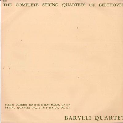 LP Record BARYLLI QUARTET - Complete String Quartets Of Beethov RB7 NIPPONWESTMINST Japan Classical Used
