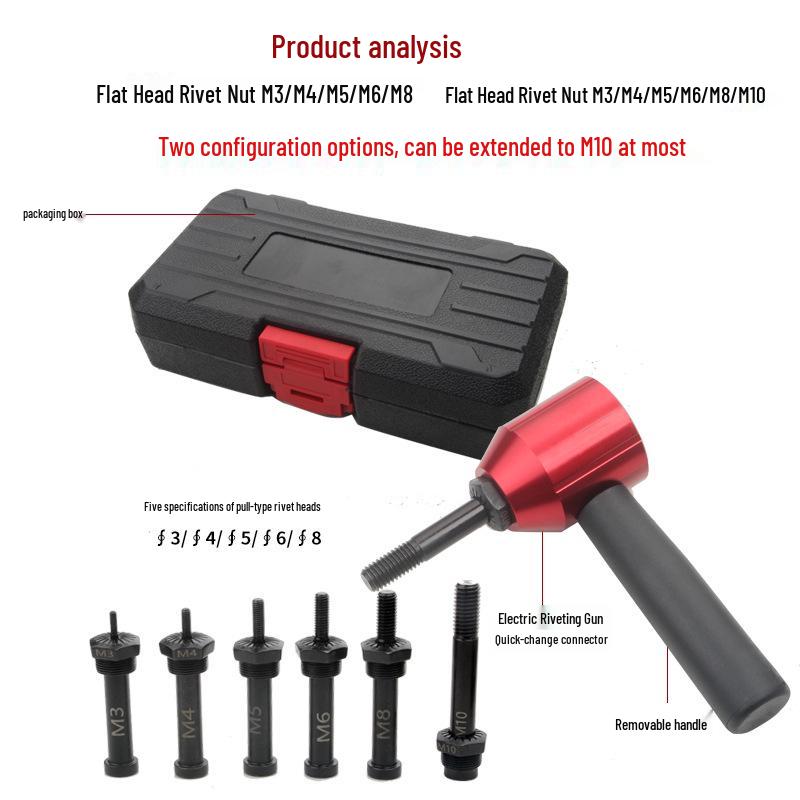 M3-M8 Clutch Manual/Automatic Electric Rivet Nut Gun Converter