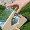Transparent Parrot Nesting Box Acrylic Bird Hanging Nest  for Parrots Parakeet Budgerigar