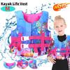 Buoyancy Aid Vest with Safe Lock Zipper Kids Life Jacket Float Jacket Toddler Swimsuit Assist for Water Sports Swimming Training