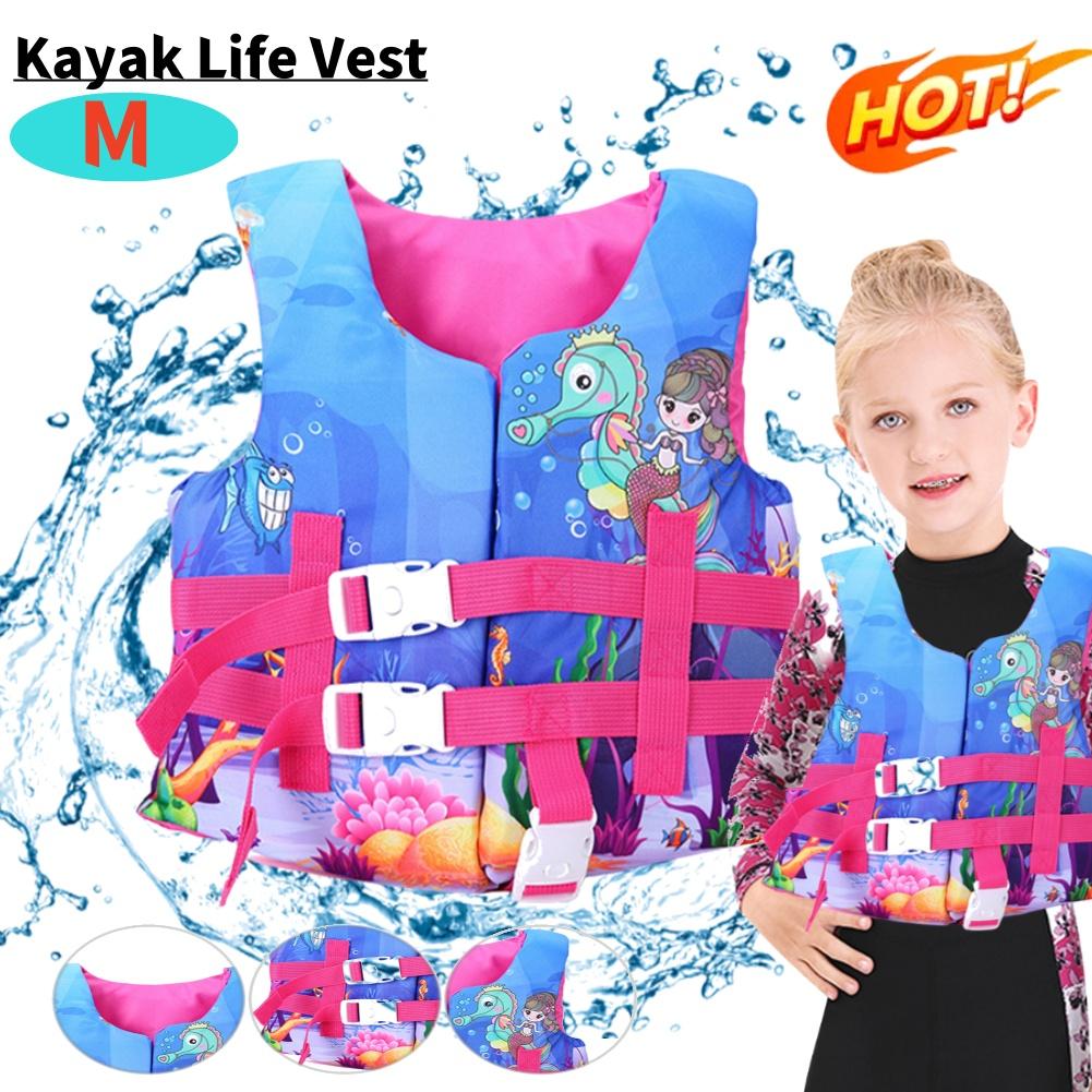 Buoyancy Aid Vest with Safe Lock Zipper Kids Life Jacket Float Jacket Toddler Swimsuit Assist for Water Sports Swimming Training
